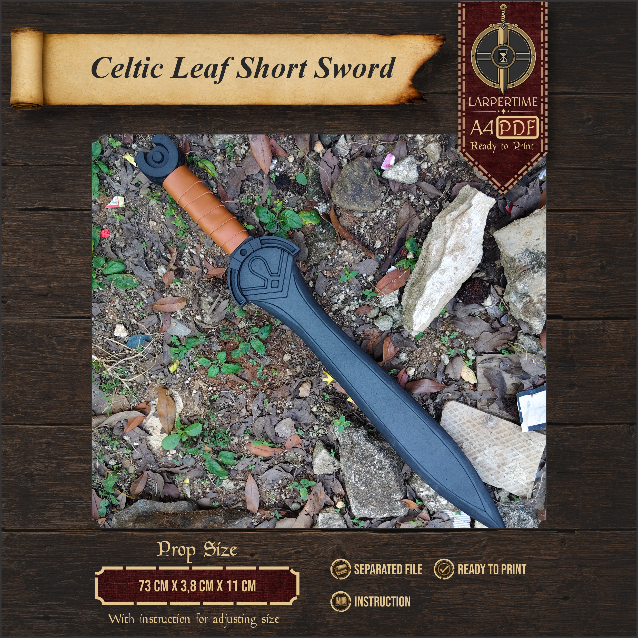 celtic leaf short sword1 celtic leaf short sword1